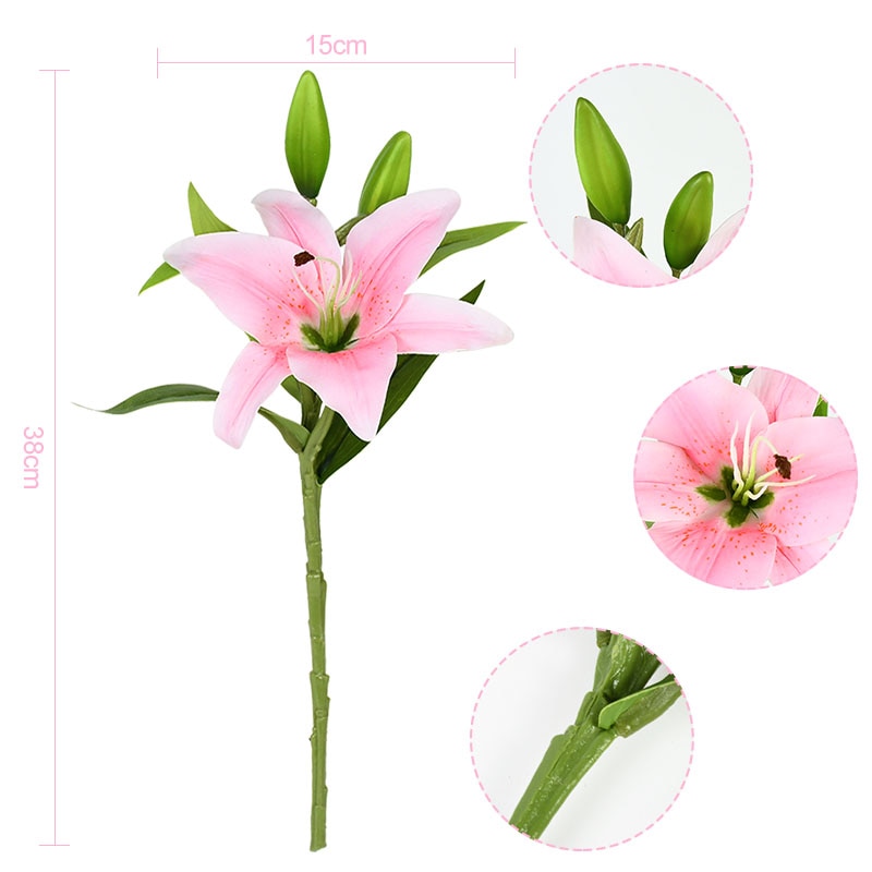 Decorative Artificial Lily Flowers (5 pcs)