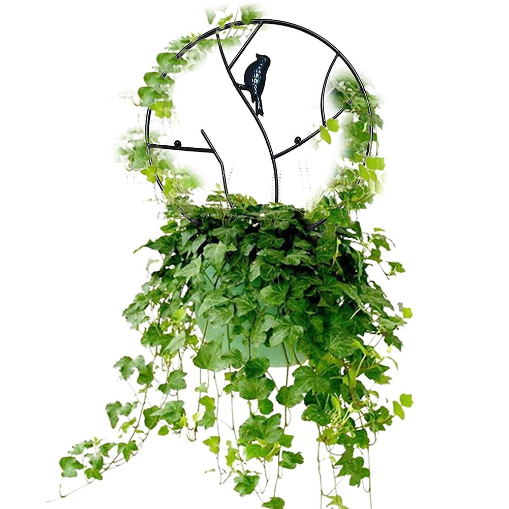 Decorative Bird Mini Trellis for Potted Plants