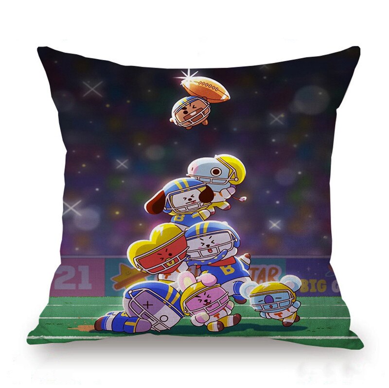 Decorative Cartoon Pillow Cover