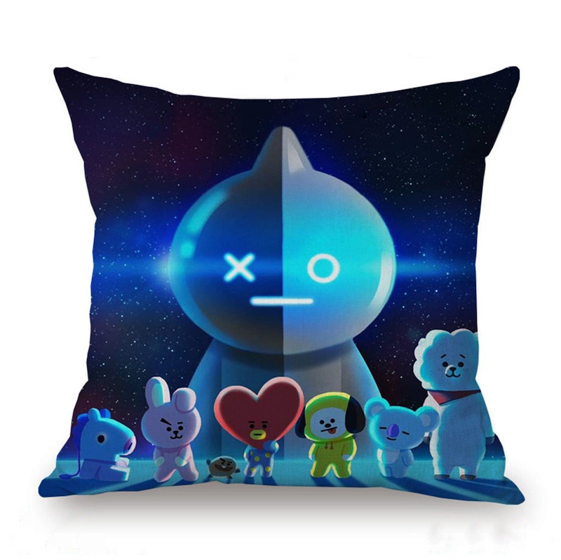 Decorative Cartoon Pillow Cover