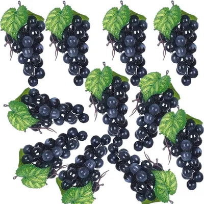 Decorative Fake Grapes (10pcs)