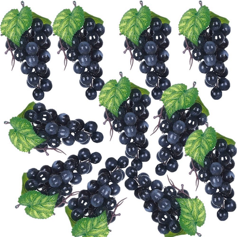 Decorative Fake Grapes (10pcs)