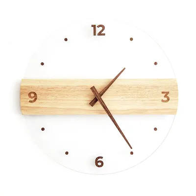 Decorative Glass Transparent Wall Clock