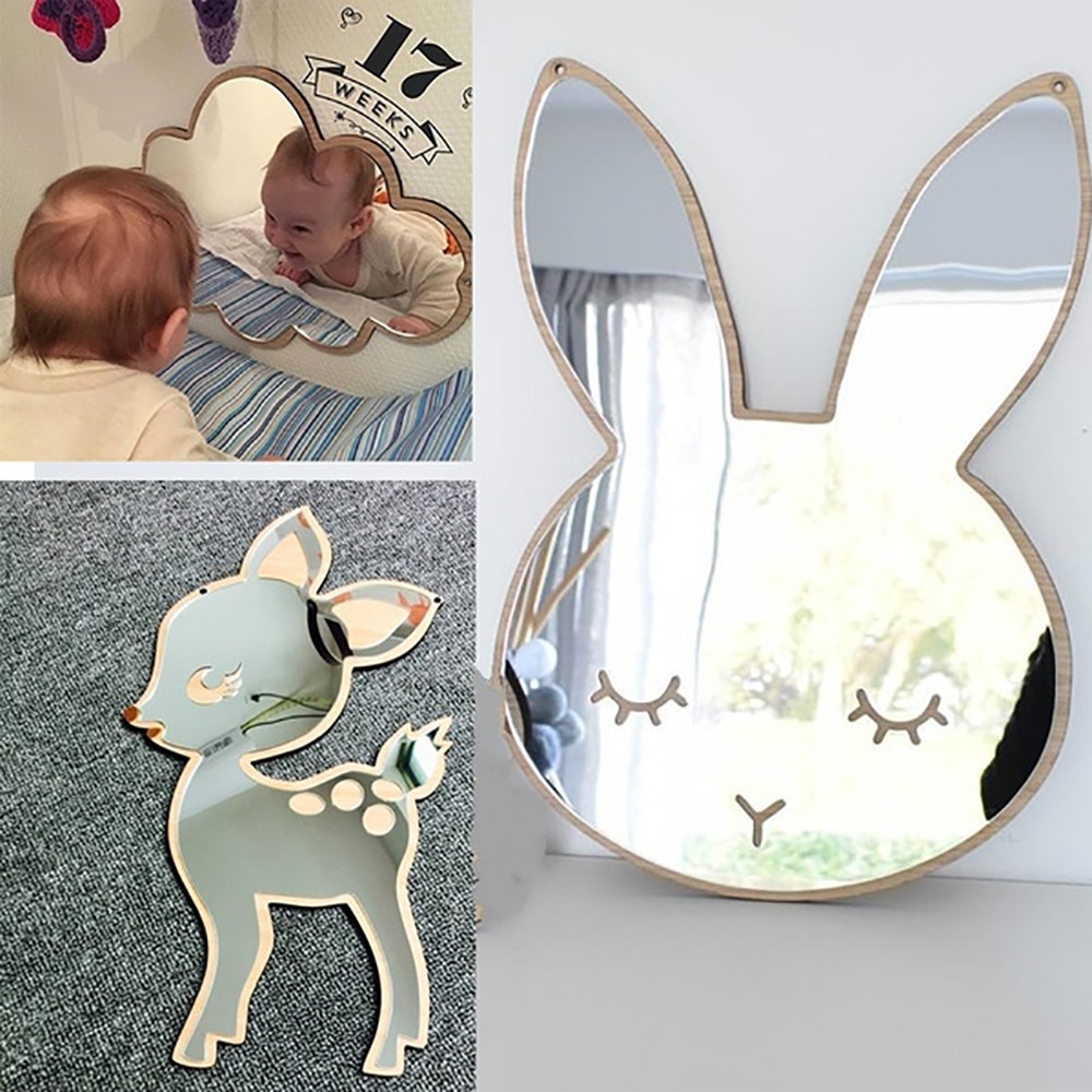 Decorative Mirrors Cartoon Wall Decors