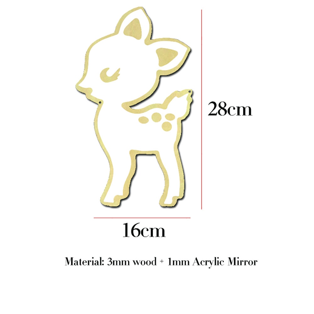 Decorative Mirrors Cartoon Wall Decors