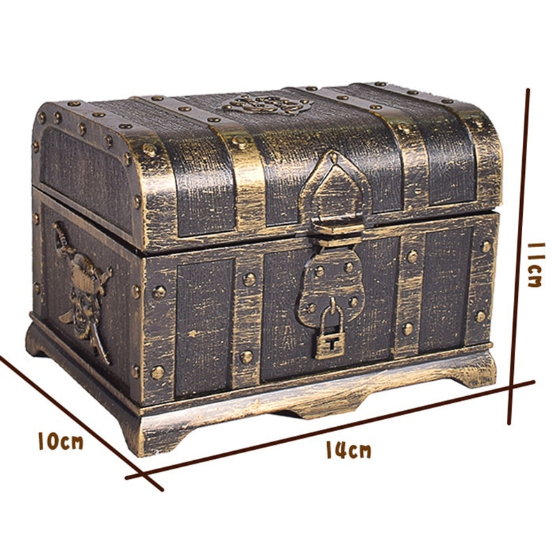 Decorative Storage Pirate Treasure Box