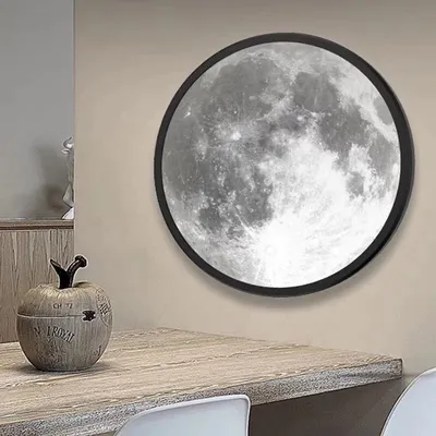 Decorative USB Moon Mirror Lamp
