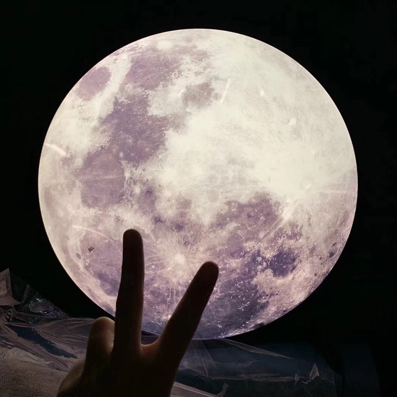 Decorative USB Moon Mirror Lamp
