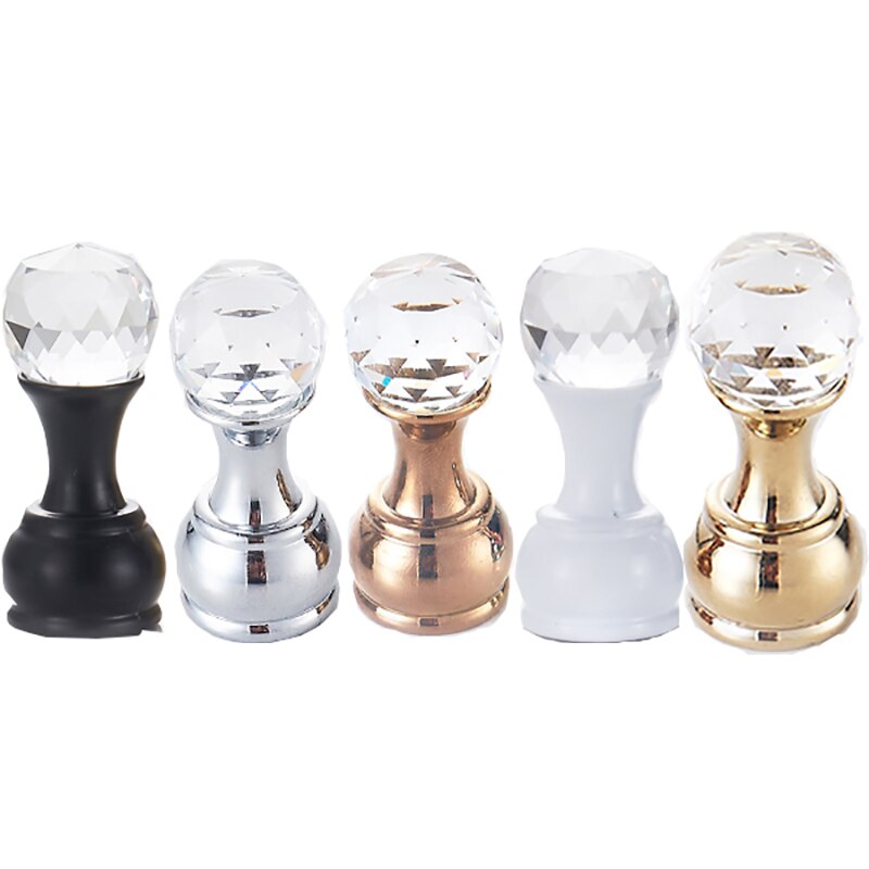 Decorative Wall Hooks Crystal Design (5 PCS) Decorative Wall Hooks Crystal Design (5 PCS)