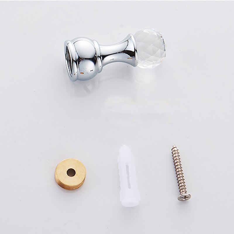 Decorative Wall Hooks Crystal Design (5 PCS) Decorative Wall Hooks Crystal Design (5 PCS)
