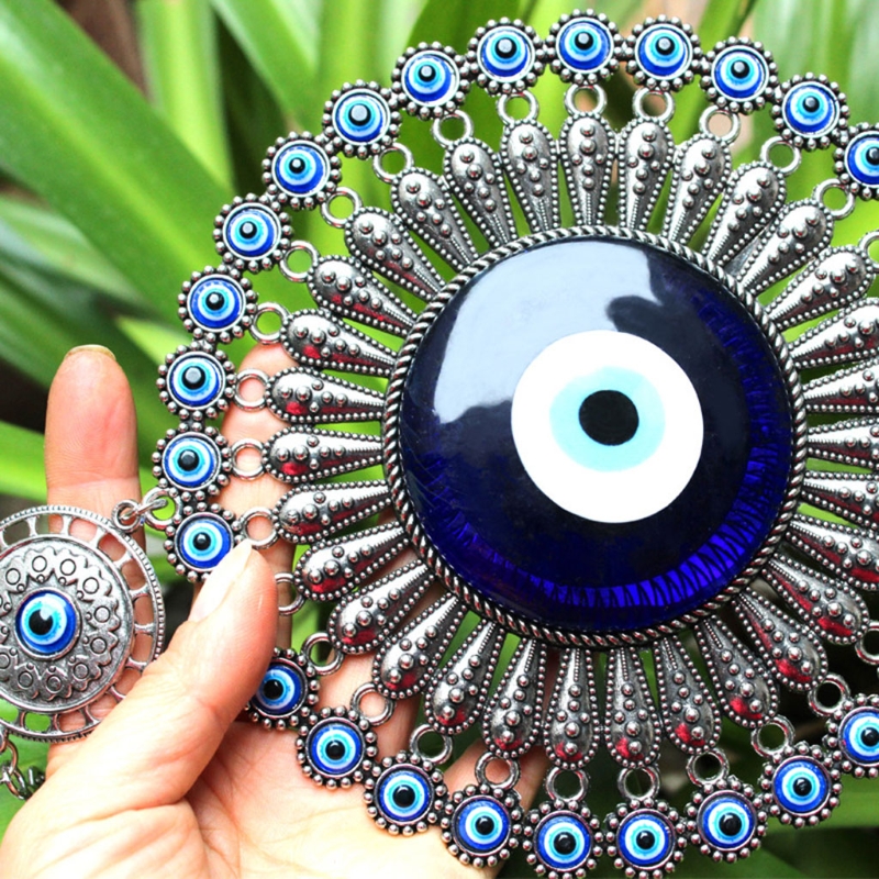 Deep Blue Evil Eye Wall Decor