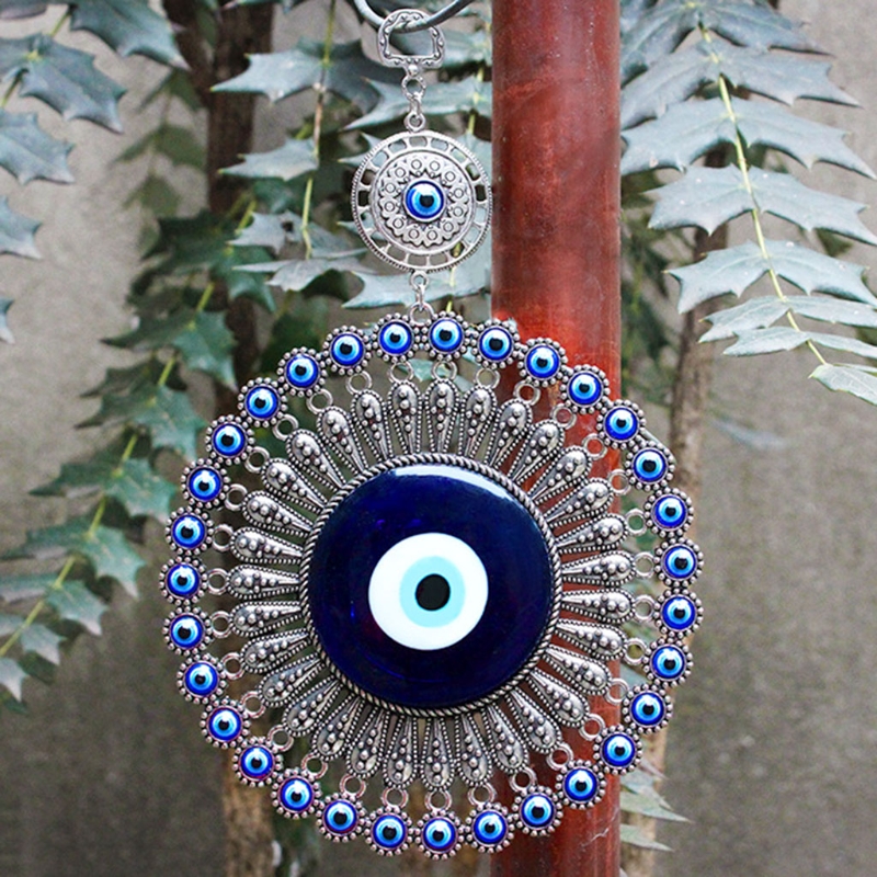 Deep Blue Evil Eye Wall Decor