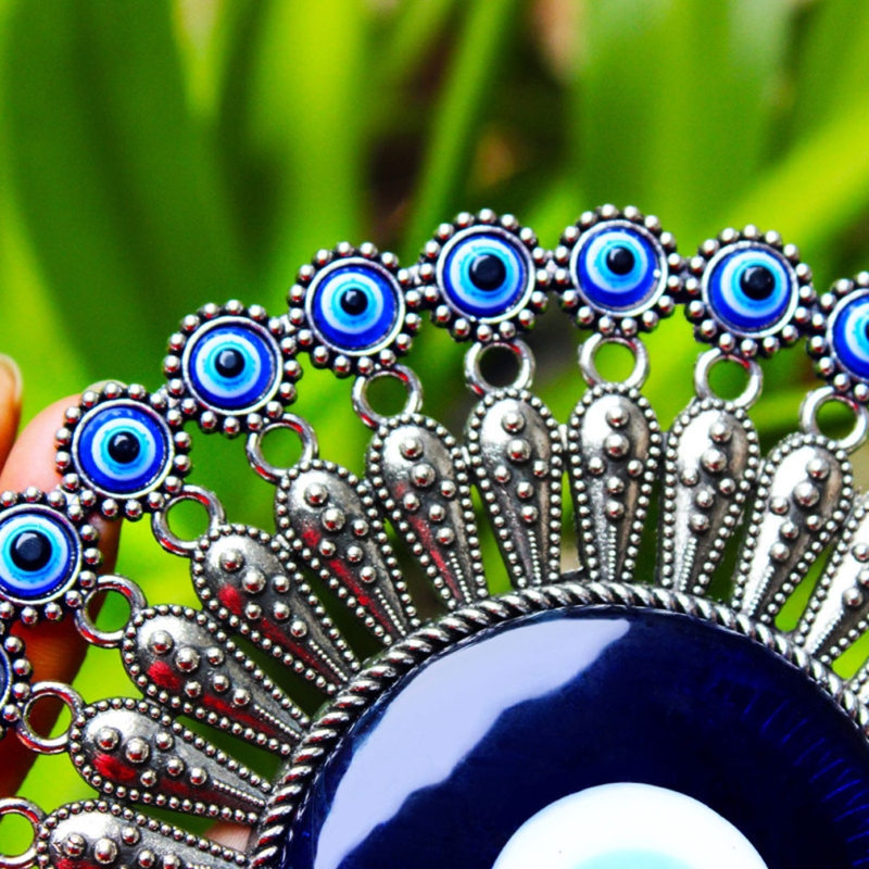 Deep Blue Evil Eye Wall Decor