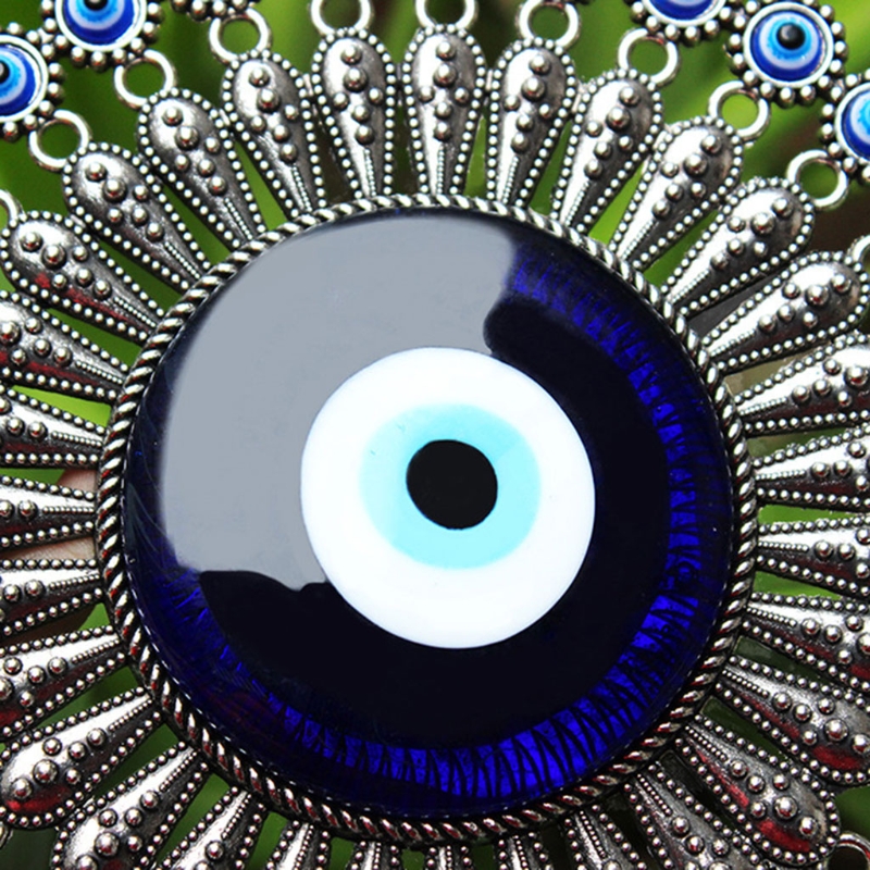Deep Blue Evil Eye Wall Decor