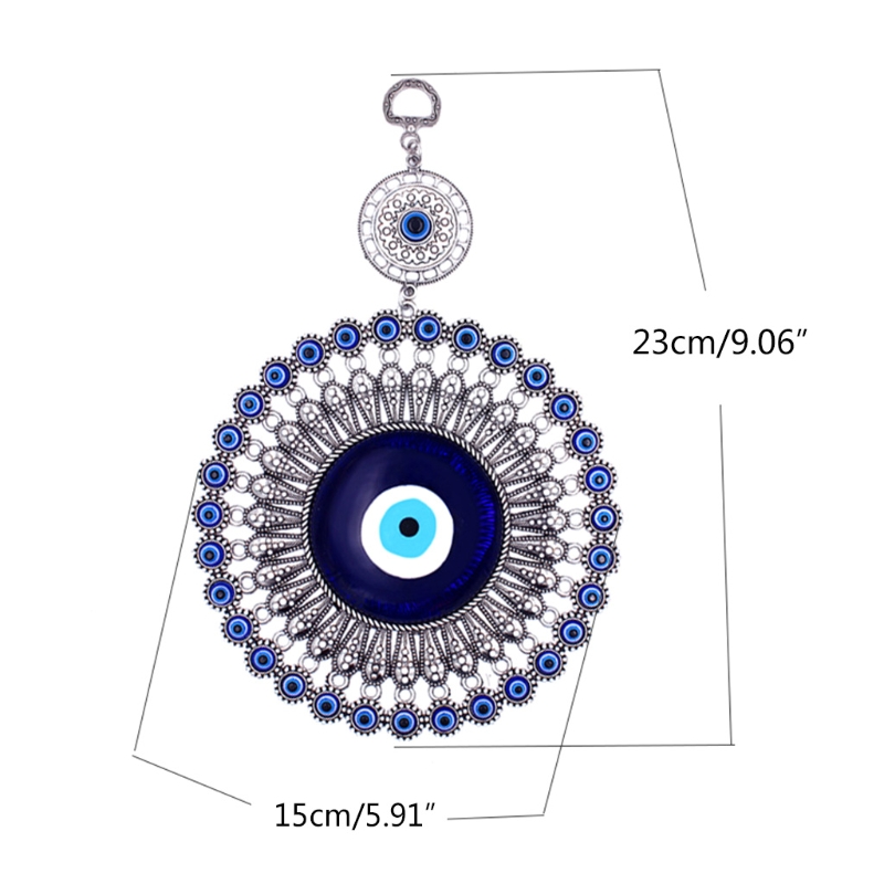 Deep Blue Evil Eye Wall Decor