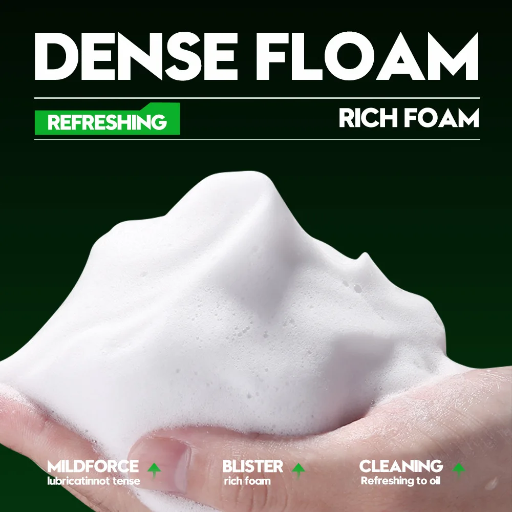 Deep Cleansing Men Facial Cleanser Oil Control Moisturizing Blackhead Remove Dark Spots Pores Acne Mark Refining Face