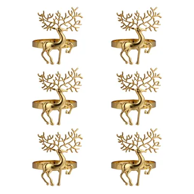 Deer Christmas Napkin Holders (6 pcs) Deer Christmas Napkin Holders (6 pcs)