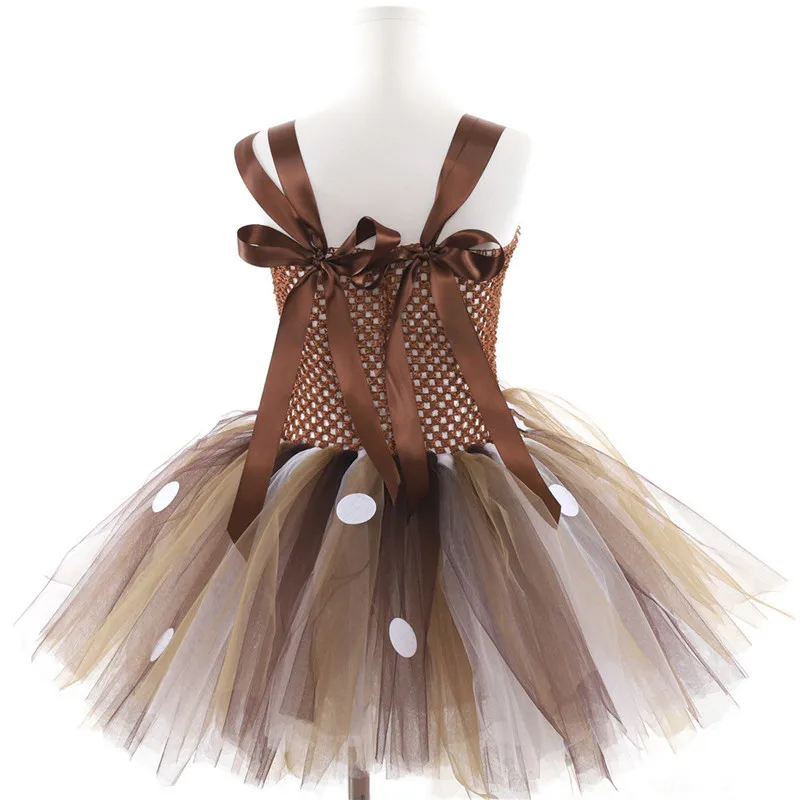 Deer Costumes for Baby Girls Christmas Dress for Kids Halloween Costumes Reindeer Tulle Tutu Dress Birthday Princess Deer Costumes for Baby Girls Christmas Dress for Kids Halloween Costumes Reindeer Tulle Tutu Dress Birthday Princess