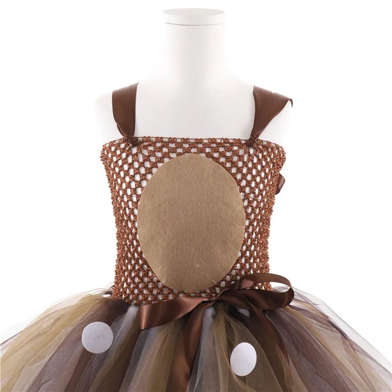 Deer Costumes for Baby Girls Christmas Dress for Kids Halloween Costumes Reindeer Tulle Tutu Dress Birthday Princess Deer Costumes for Baby Girls Christmas Dress for Kids Halloween Costumes Reindeer Tulle Tutu Dress Birthday Princess