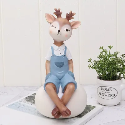 Deer Figurine Animal Home Decoration Deer Figurine Animal Home Decoration