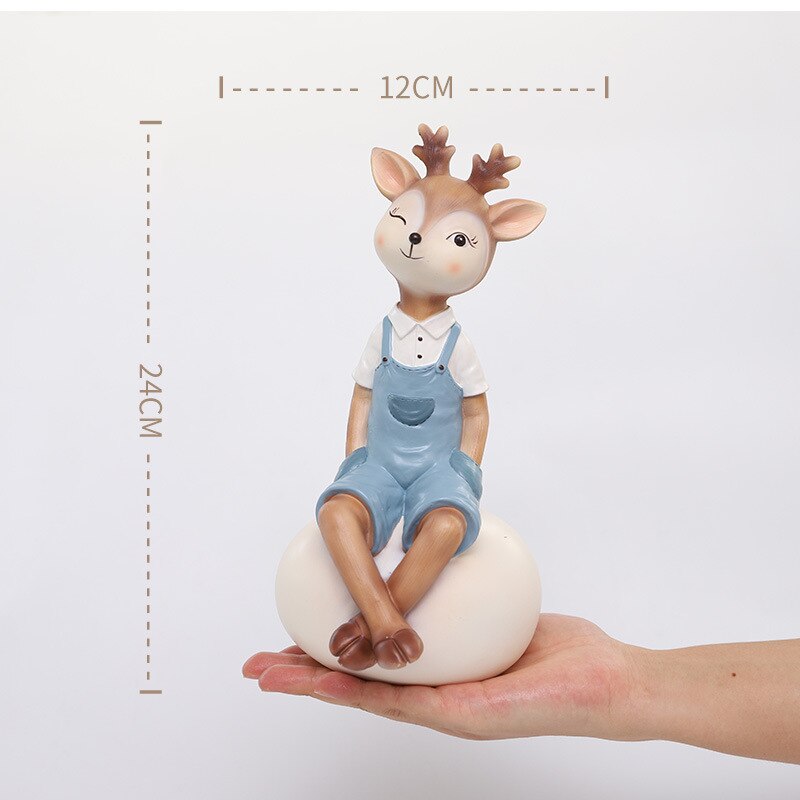 Deer Figurine Animal Home Decoration Deer Figurine Animal Home Decoration