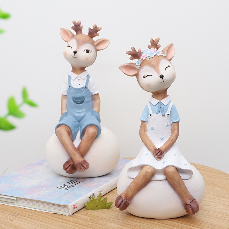 Deer Figurine Animal Home Decoration Deer Figurine Animal Home Decoration