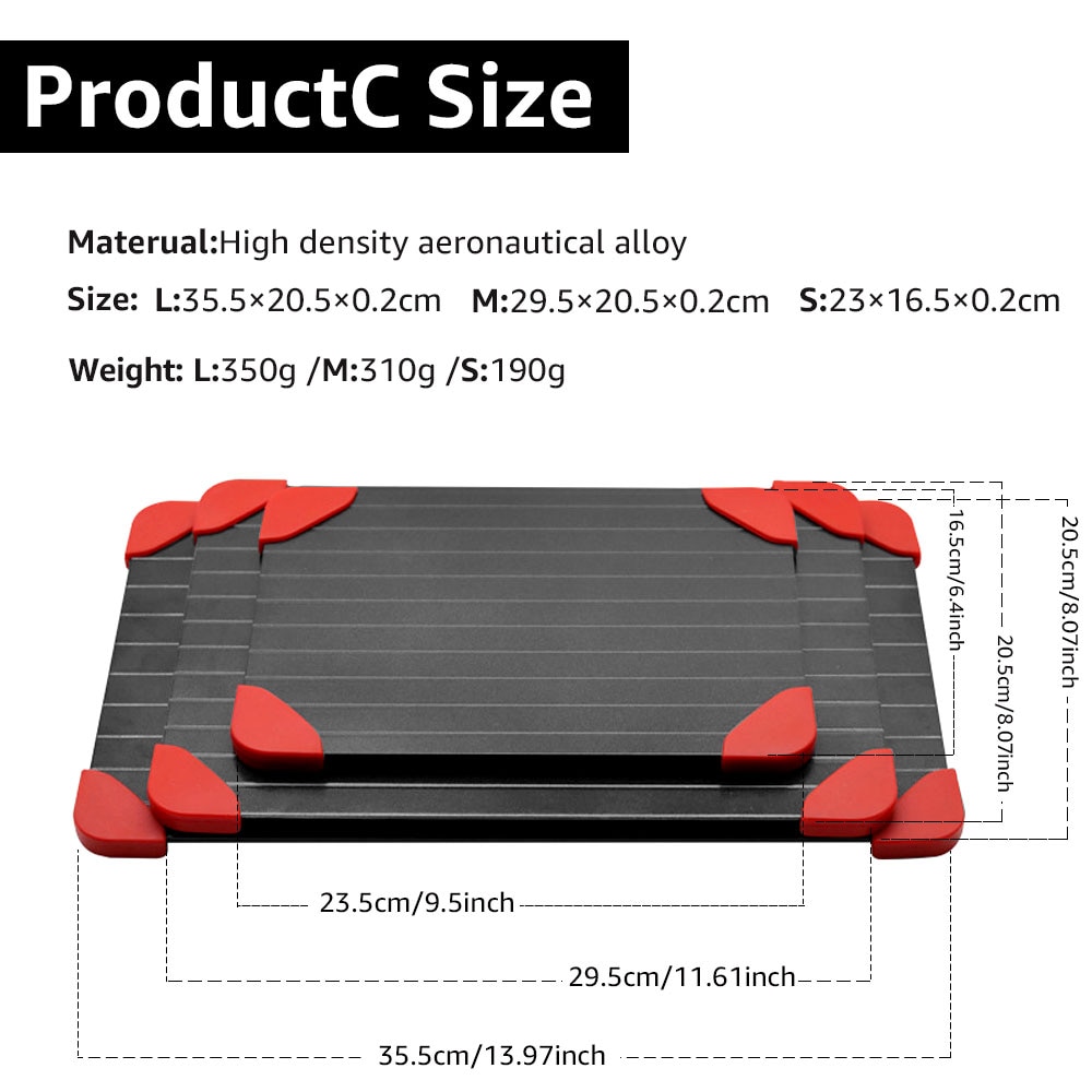 Defrosting Plate Board Kitchen Tool Defrosting Plate Board Kitchen Tool