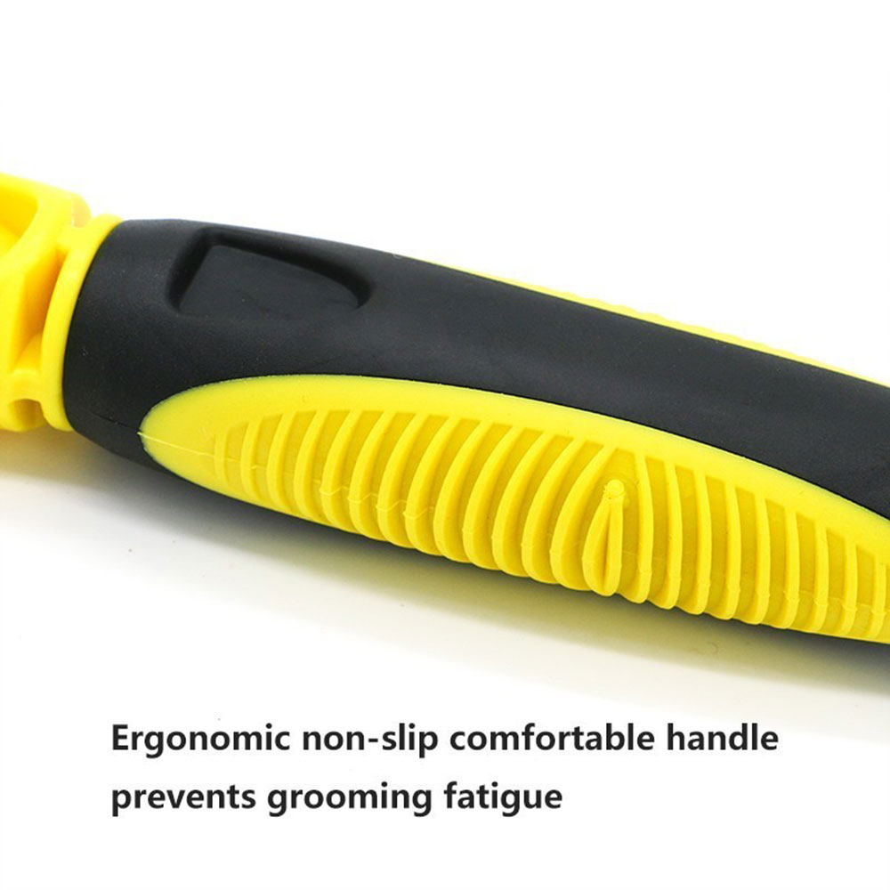 Dematting Dog Undercoat Rake Dematting Dog Undercoat Rake