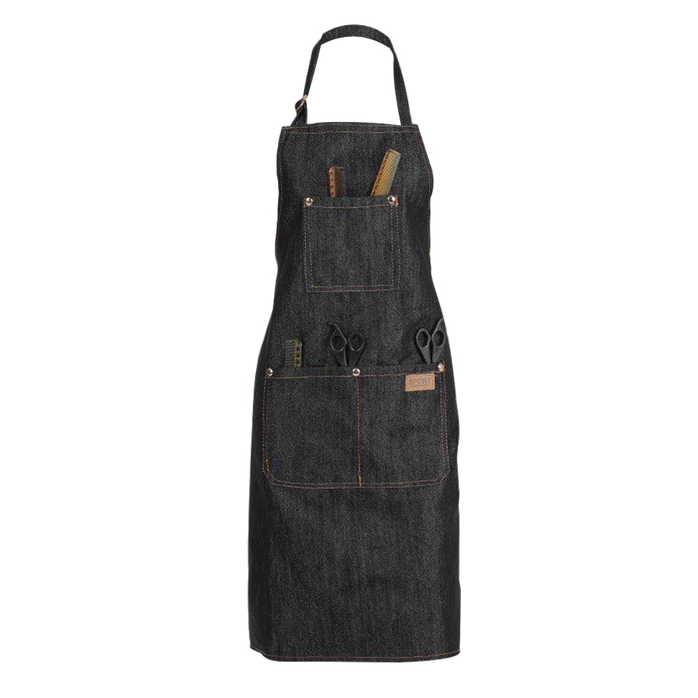 Denim Barber Shop Apron