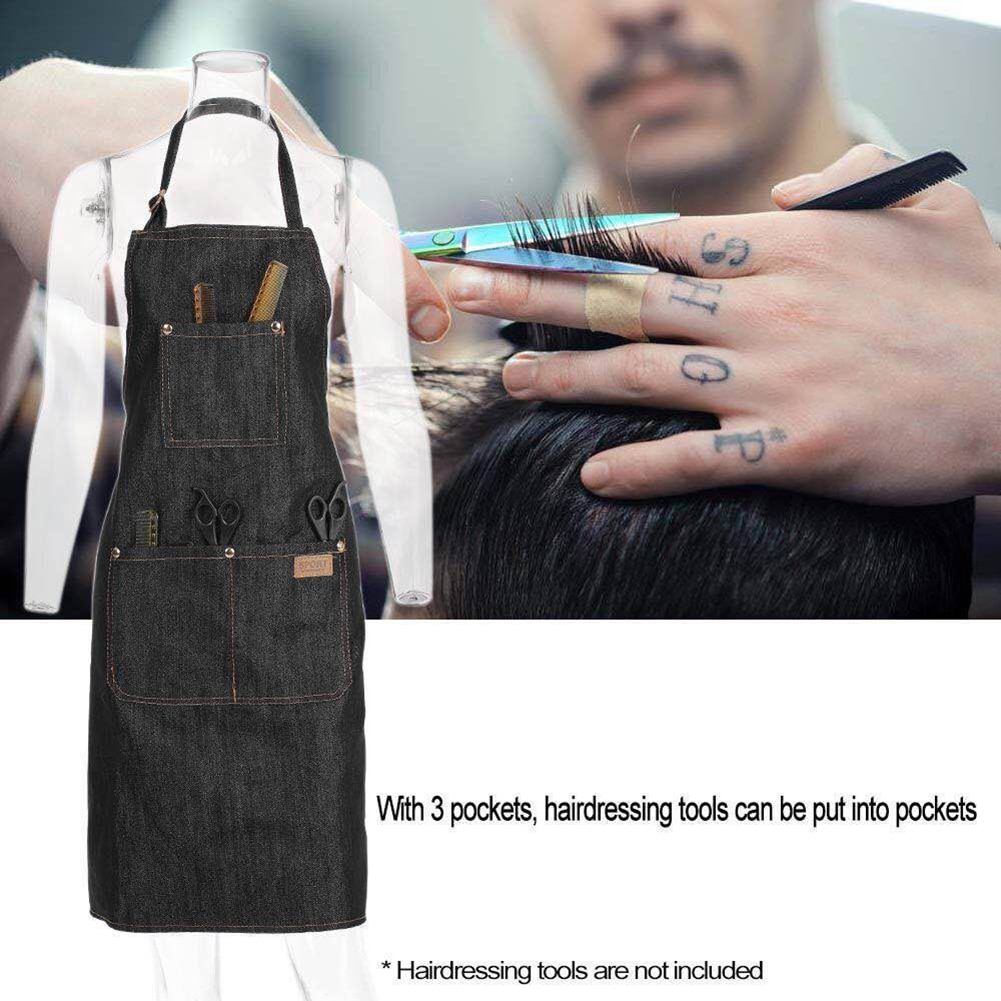 Denim Barber Shop Apron