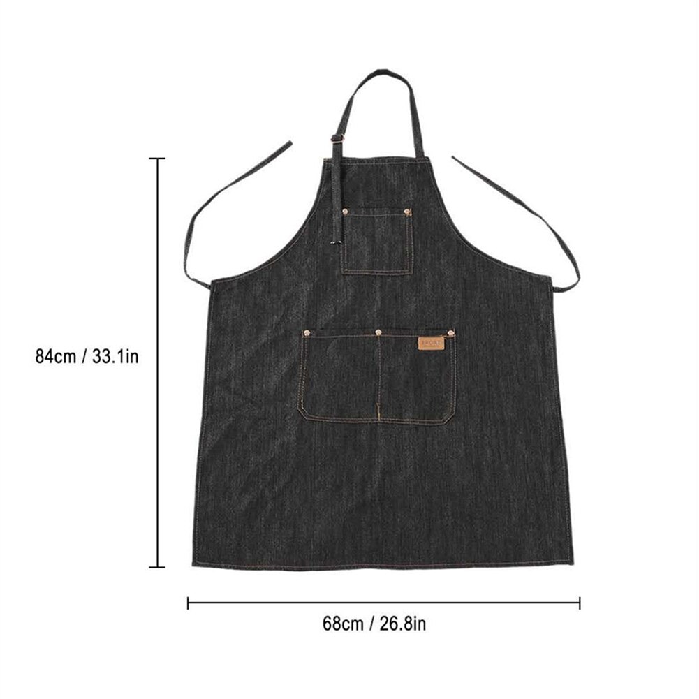 Denim Barber Shop Apron