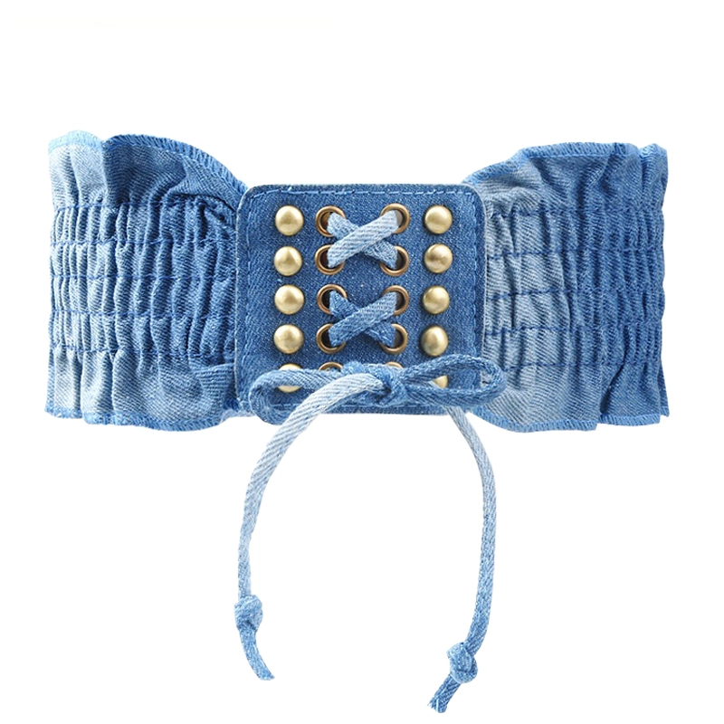 Denim Belt Stretchable Waistband Denim Belt Stretchable Waistband