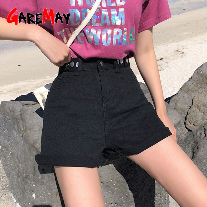 Denim Shorts High Waisted Casual Wear Denim Shorts High Waisted Casual Wear