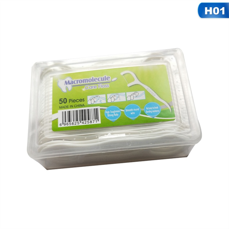 Dental Floss Sticks Oral Care (50 Pcs) Dental Floss Sticks Oral Care (50 Pcs)