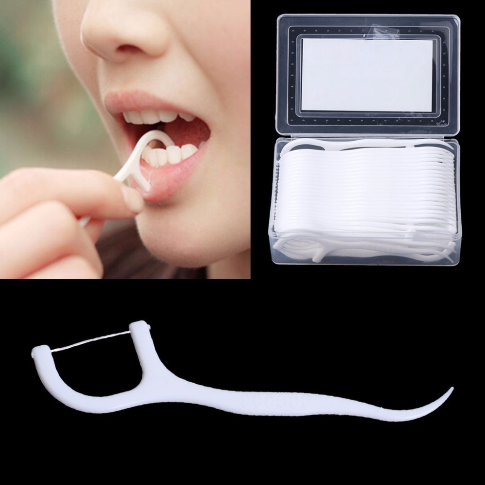 Dental Floss Sticks Oral Care Picks (50 pcs) Dental Floss Sticks Oral Care Picks (50 pcs)