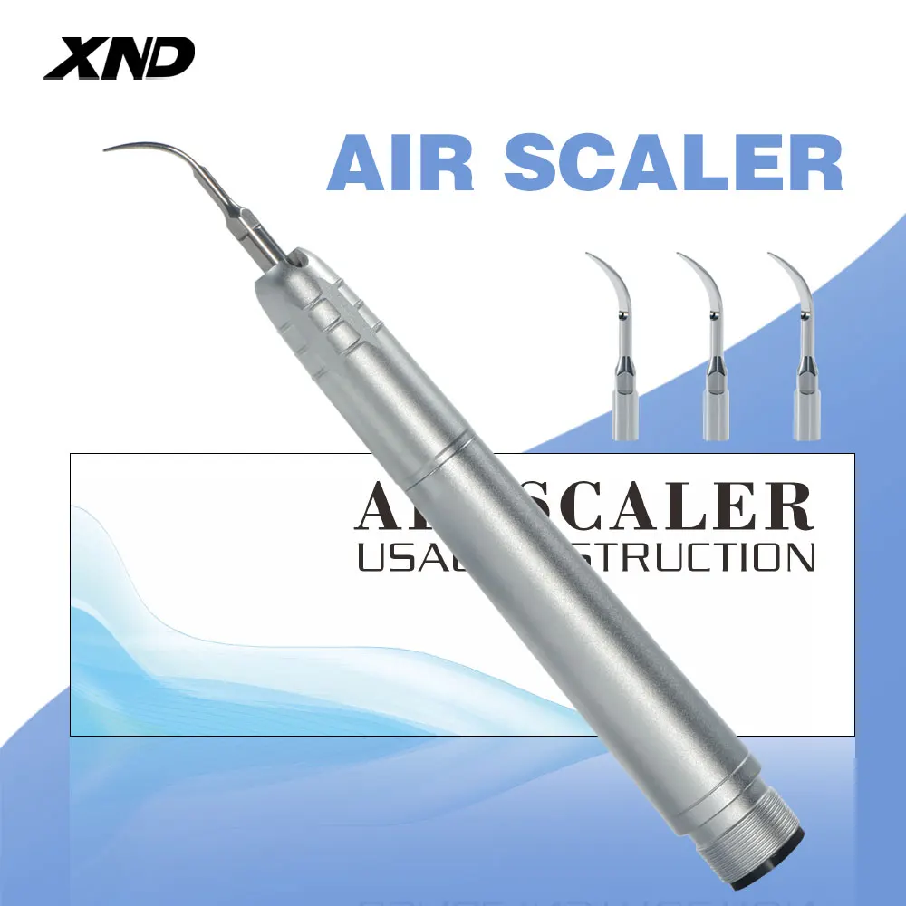 Dental Ultrasonic Air Scaler with 3 Tips Tooth Calculus Remover Cleaning tool Handpiece Whiten Tooth Cleaner