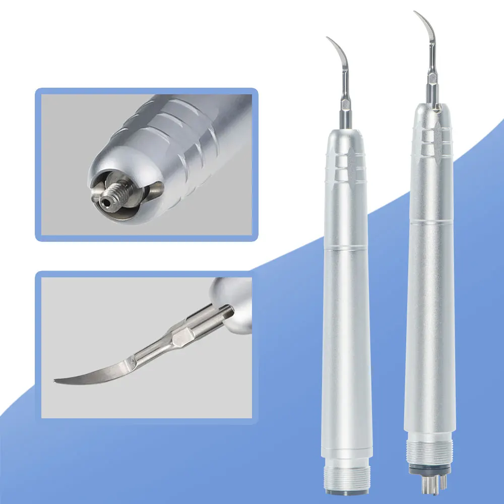 Dental Ultrasonic Air Scaler with 3 Tips Tooth Calculus Remover Cleaning tool Handpiece Whiten Tooth Cleaner