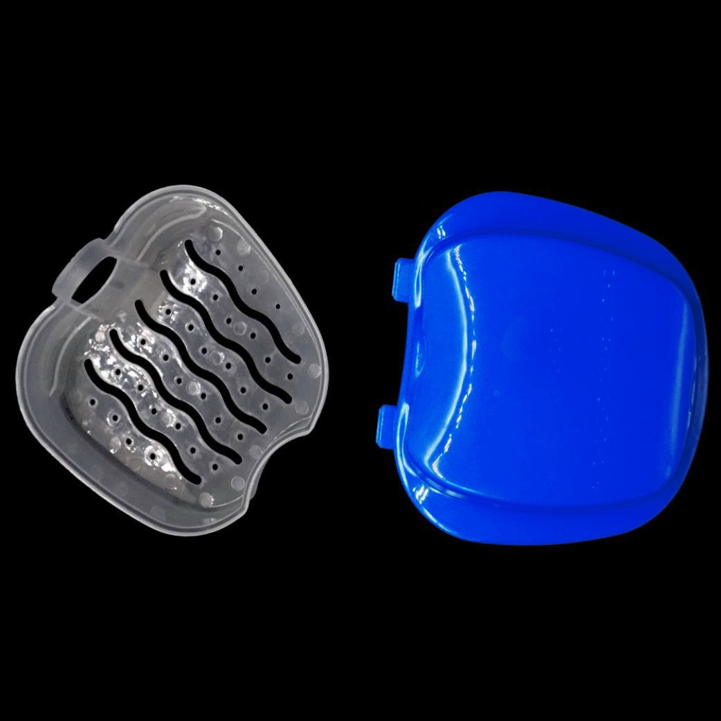 Denture Case with Hanging Net Container Denture Case with Hanging Net Container
