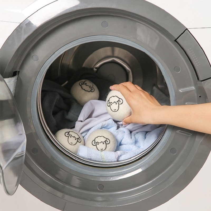 Deodorizing Drying Wool Balls (3 pcs)