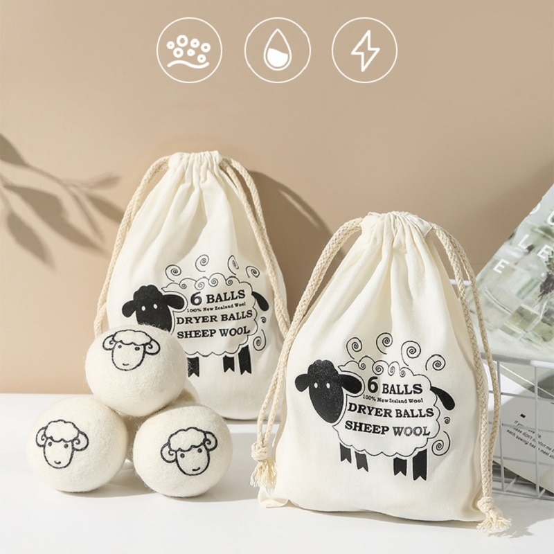 Deodorizing Drying Wool Balls (3 pcs)