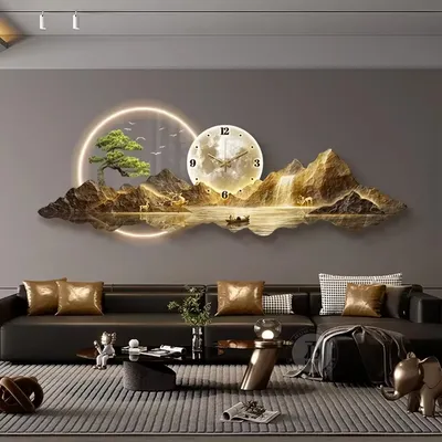 Design Luxury Wall Clocks Living Room Led Aesthetic Minimalist Wall Watch Silent Fashion Nordic Horloge Murale Home Design Luxury Wall Clocks Living Room Led Aesthetic Minimalist Wall Watch Silent Fashion Nordic Horloge Murale Home