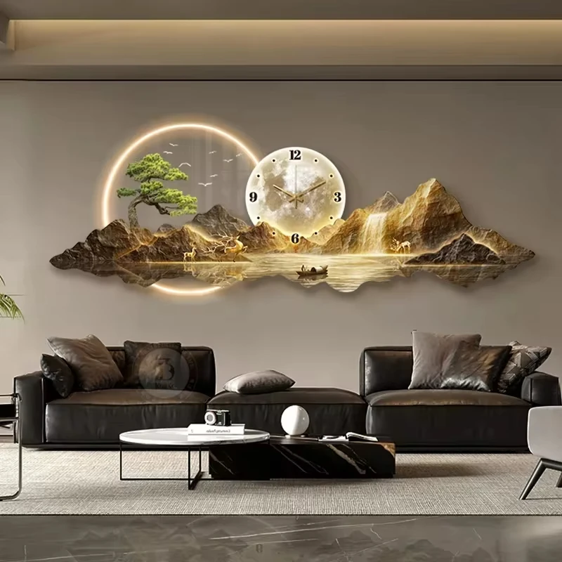 Design Luxury Wall Clocks Living Room Led Aesthetic Minimalist Wall Watch Silent Fashion Nordic Horloge Murale Home Design Luxury Wall Clocks Living Room Led Aesthetic Minimalist Wall Watch Silent Fashion Nordic Horloge Murale Home