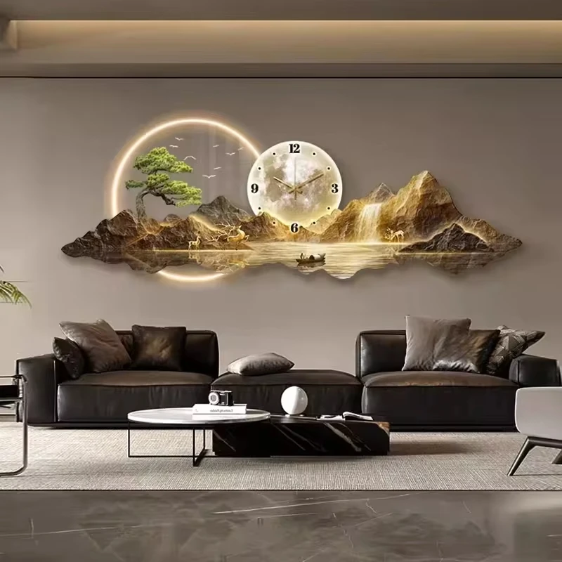 Design Luxury Wall Clocks Living Room Led Aesthetic Minimalist Wall Watch Silent Fashion Nordic Horloge Murale Home Design Luxury Wall Clocks Living Room Led Aesthetic Minimalist Wall Watch Silent Fashion Nordic Horloge Murale Home