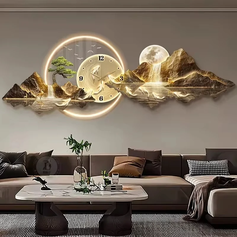 Design Luxury Wall Clocks Living Room Led Aesthetic Minimalist Wall Watch Silent Fashion Nordic Horloge Murale Home Design Luxury Wall Clocks Living Room Led Aesthetic Minimalist Wall Watch Silent Fashion Nordic Horloge Murale Home