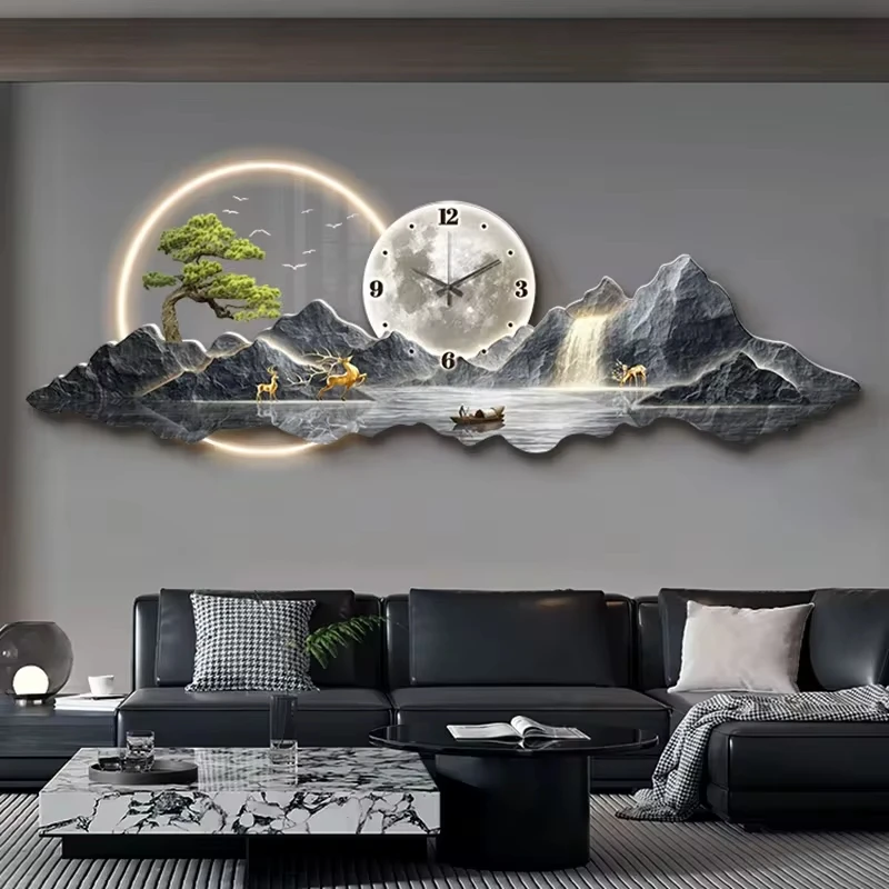 Design Luxury Wall Clocks Living Room Led Aesthetic Minimalist Wall Watch Silent Fashion Nordic Horloge Murale Home Design Luxury Wall Clocks Living Room Led Aesthetic Minimalist Wall Watch Silent Fashion Nordic Horloge Murale Home