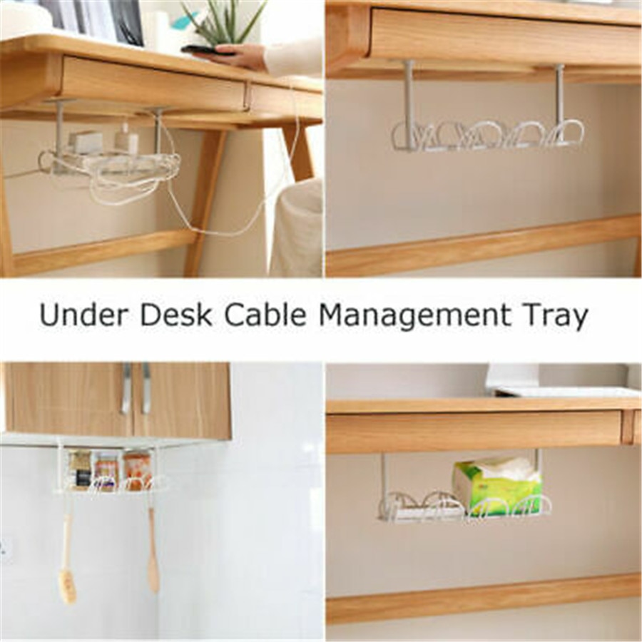 Desk Cable Manager Cord Rack Shelf Desk Cable Manager Cord Rack Shelf
