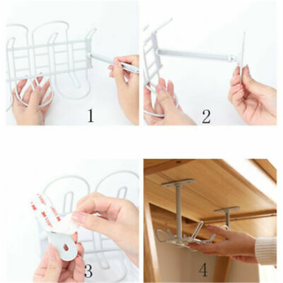Desk Cable Manager Cord Rack Shelf Desk Cable Manager Cord Rack Shelf