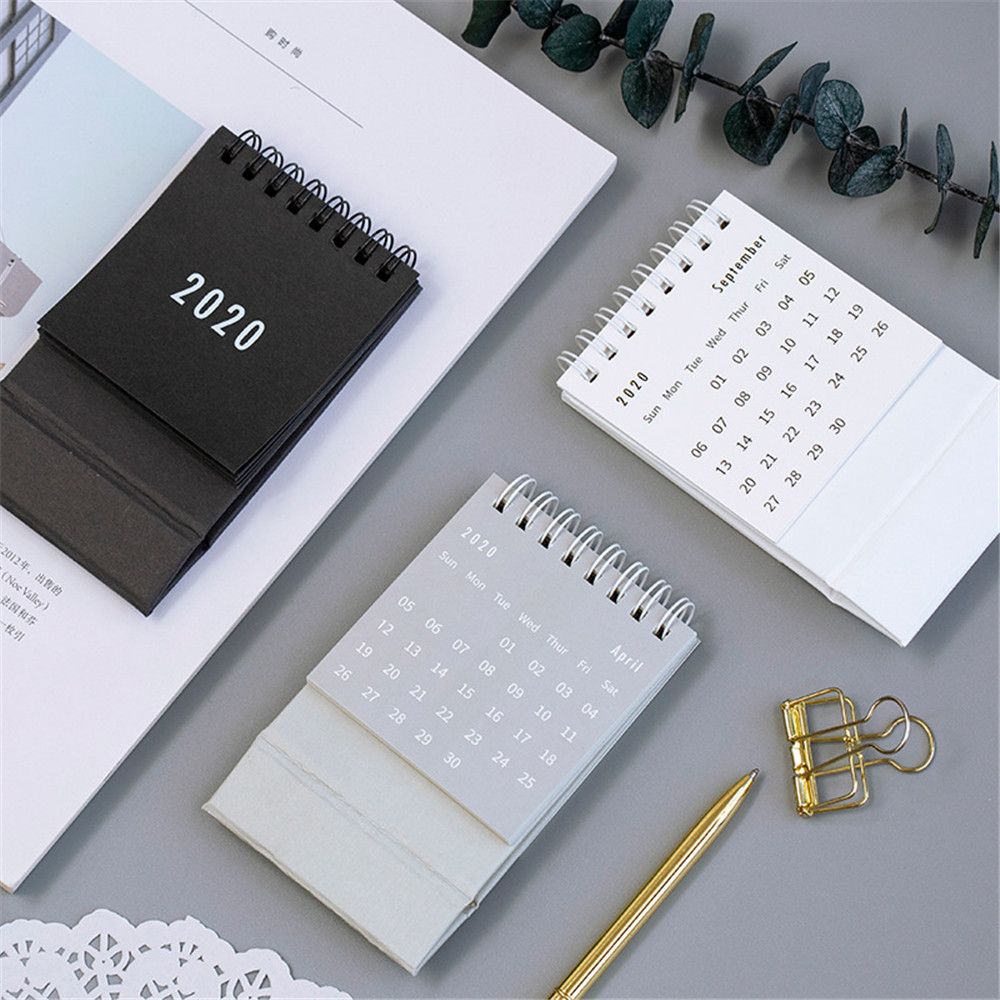 Desk Calendar 2020 Minimalist Design Desk Calendar 2020 Minimalist Design