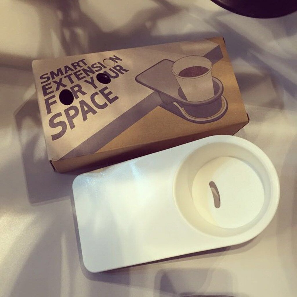 Desk Cup Holder Clip-on Design