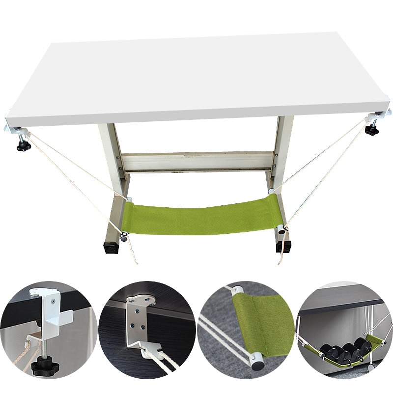 Desk Foot Hammock Foldable Swing Desk Foot Hammock Foldable Swing
